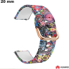 Psychedelic Rubber Bracelet for Huawei Watch Cheap