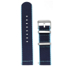 Armband Fossil Tissu smartwatch Blauw 22mm : Gratis Verzending