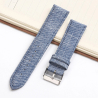 Armband Blau Uhr Nylon 18mm # Premium Qualität