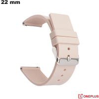 Verkauf von 22 mm Silikon-Schwimmarmbändern für OnePlus-Uhren in Rosé