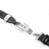 Armband Echtes Leder Schwarz Uhr 16mm ● Premium Qualität