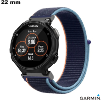 Garmin 22mm Nylon Armband Blau \ Schnelle Lieferung