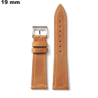 Verkauf von braunen Armbändern für 19 mm Uhren aus echtem Leder