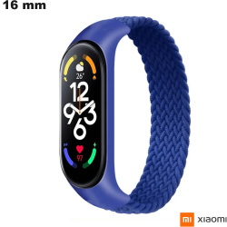 Bracelet Bleu 16mm de smartwatch Xiaomi Nylon élastique
