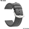 Grau PU Leder Armband 18 mm Withings # Versand 24h