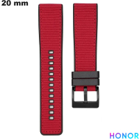 Armbanduhr Silikon 20mm Rot Honor / Kostenlose Lieferung