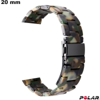 Armband aus mehrfarbiger Harz Polar 20 mm: Kostenlose Lieferung