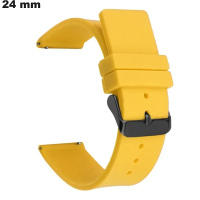 Armband Gelb 24mm Silikon Triathlon Uhr | Schneller Versand