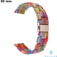 Armband Multicolor für Haylou Uhr, 20mm aus hochwertigem Harz