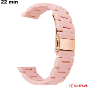 OnePlus Bracelet for Watch Resin 22 mm Pink ● Fast Shipping