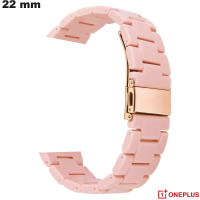 Armband OnePlus für Uhr Resin 22 mm Rosa ● Schneller Versand