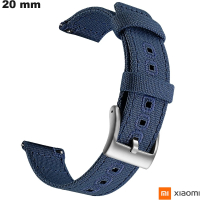 Armband Stoff Xiaomi Smartwatch Blau 20mm günstig