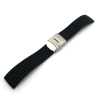 Silikon-Uhrenarmband 20mm Schwarz - Bester Preis