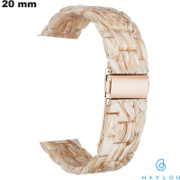Armband 20mm für Haylou Smartwatch, mehrfarbige Qualitätsresine