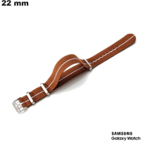 Bracelet Marron Samsung montre intelligente Nylon 22 mm de qualité