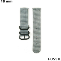 Acheter Bracelet Tissu Gris de montre connectée Zulu 18 Fossil