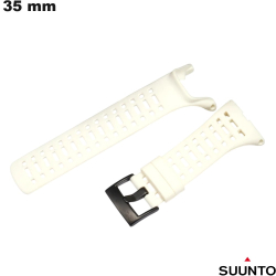 White smartwatch rubber bracelet Suunto 35mm