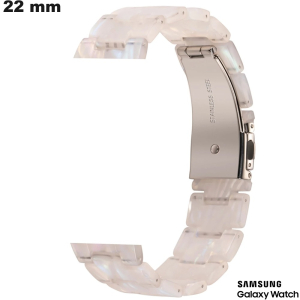 Vendita Bracciale in Resina 22 mm Samsung per orologio Bianco