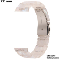 Vente Bracelet Résine 22 mm Samsung pour montre Blanc