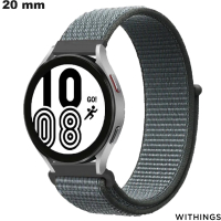 Armband 20 mm Grau für hochwertige Withings Smartwatch