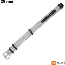 Bracelet Gris Nylon 20 mm montre connectée Xiaomi u