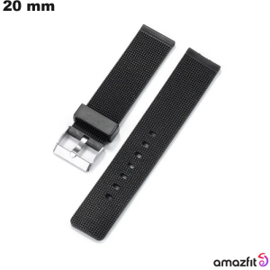 Bracciale in policarbonato nero smartwatch Amazfit 20 mm economico
