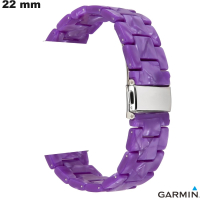 Armbanduhr aus Harz Garmin Smartwatch 22mm günstig lila