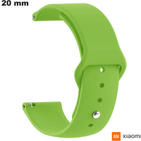 Bracelet Caoutchouc Vert 20 mm montre Xiaomi  ●  Envoi Rapide