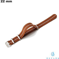 Pulseira de Tecido Haylou 22mm Marrom para smartwatch