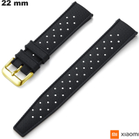 22mm Black Silicone Bracelet for Xiaomi Watch # Free Shipping