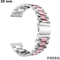 Bracelet Fossil de smartwatch Acier inoxydable 22 mm de qualité
