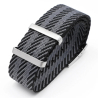 Armband kaufen geflochten Huawei Nylon Grau 20mm Smartwatch