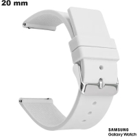 Armband CrossFit Samsung 20mm Weiß Silikon / Bester Preis