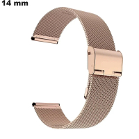 Armbanduhr Edelstahl 14 mm Roségold # Schneller Versand