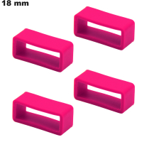 4 Passanten für Silikonuhren 18 mm Rosa: Schnelle Lieferung