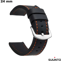 Bracelet montre connectée 24mm Cuir Synthétique Suunto