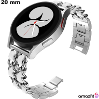 Verkauf von silbernem Edelstahlarmband für Amazfit-Uhr