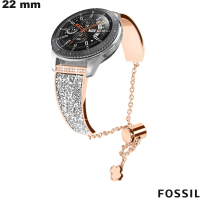 Verkauf 22mm Fossil Edelstahl Armband für starre Smartwatch
