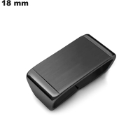 Passant Edelstahl Schwarz für Uhr 18mm # Versand für 3,99€