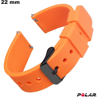 Koop Polar Orange 22mm Antiallergische Rubberarmband