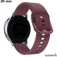 Verkauf 20mm lila Smartwatch Armband aus Gummi Garmin