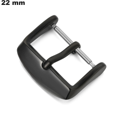 Black Stainless Steel 22 mm Ardillon Buckle