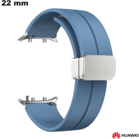 Armband 22mm Huawei Smartwatch Blau Silikon günstig