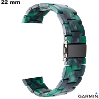 Armband Grün 22mm Garmin für Uhr Resin \ Schneller Versand