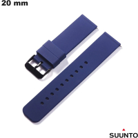 Armband 20 mm Suunto Blauw smartwatch Silicone van hoge kwaliteit
