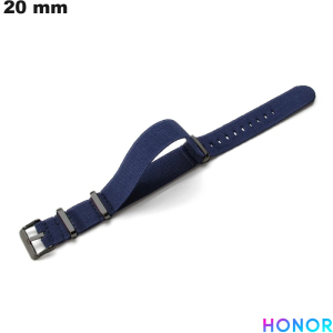 Armband Honor 20mm Smartwatch Blau Nylon | Schneller Versand