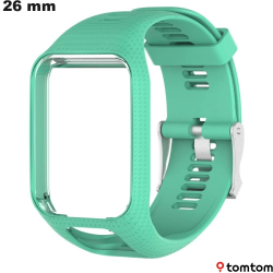 Bracelet 26mm h Vert smartwatch Silicone TomTom