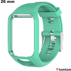 Pulsera 26 mm h Verde smartwatch Silicona TomTom ● Calidad Premium