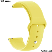 Verkauf eines erschwinglichen gelben Withings Smartwatch-Armbands