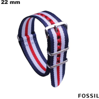 Vente Bracelet montre intelligente Nylon Multicolore Fossil